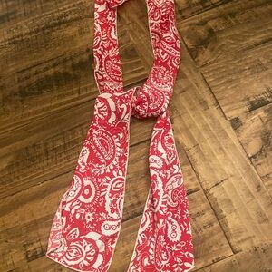 Red Paisley wild rag
